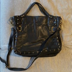 Vince Camino Large Black Studded Handbag